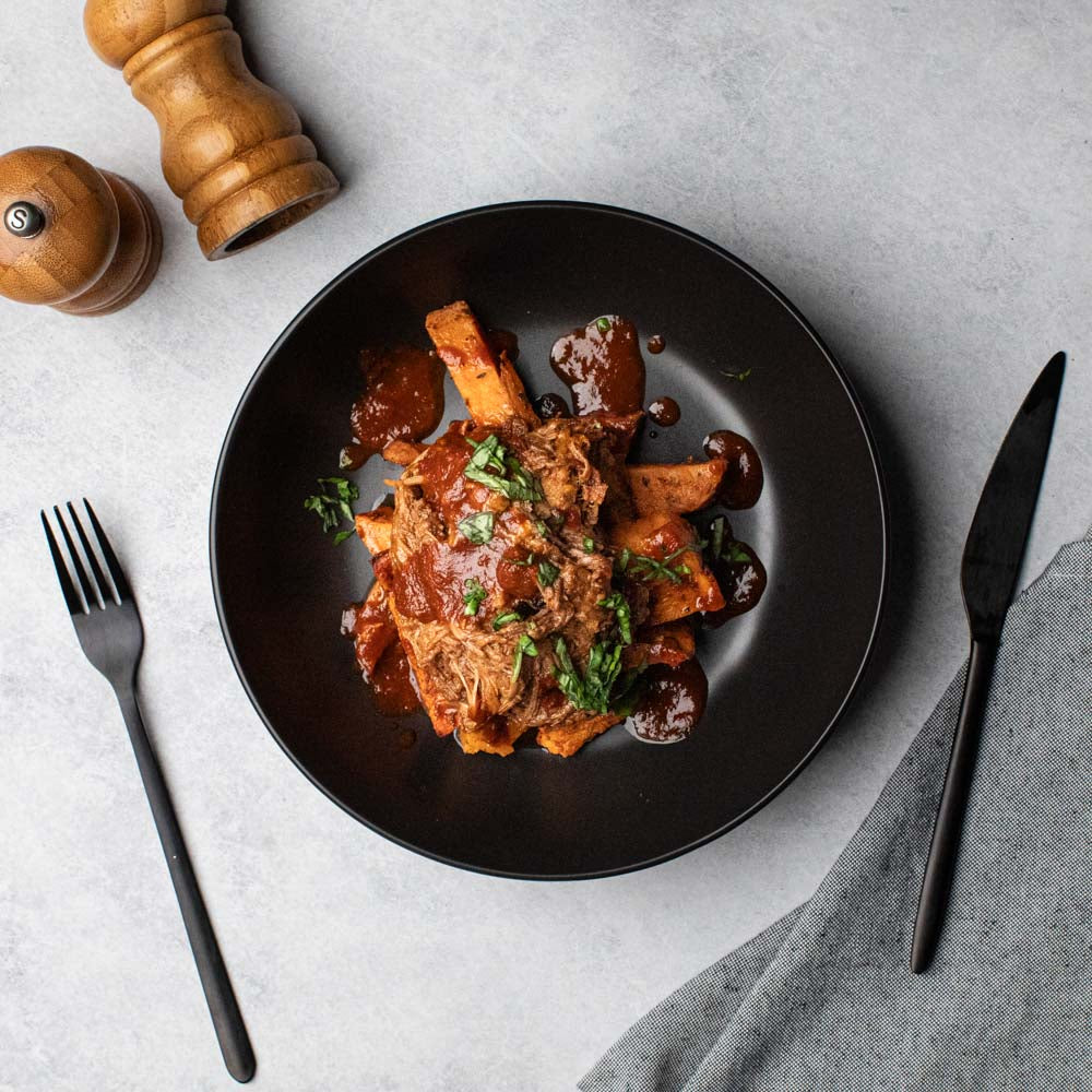 Chef Tim's BBQ Beef Brisket w/ Sweet Potato Fries