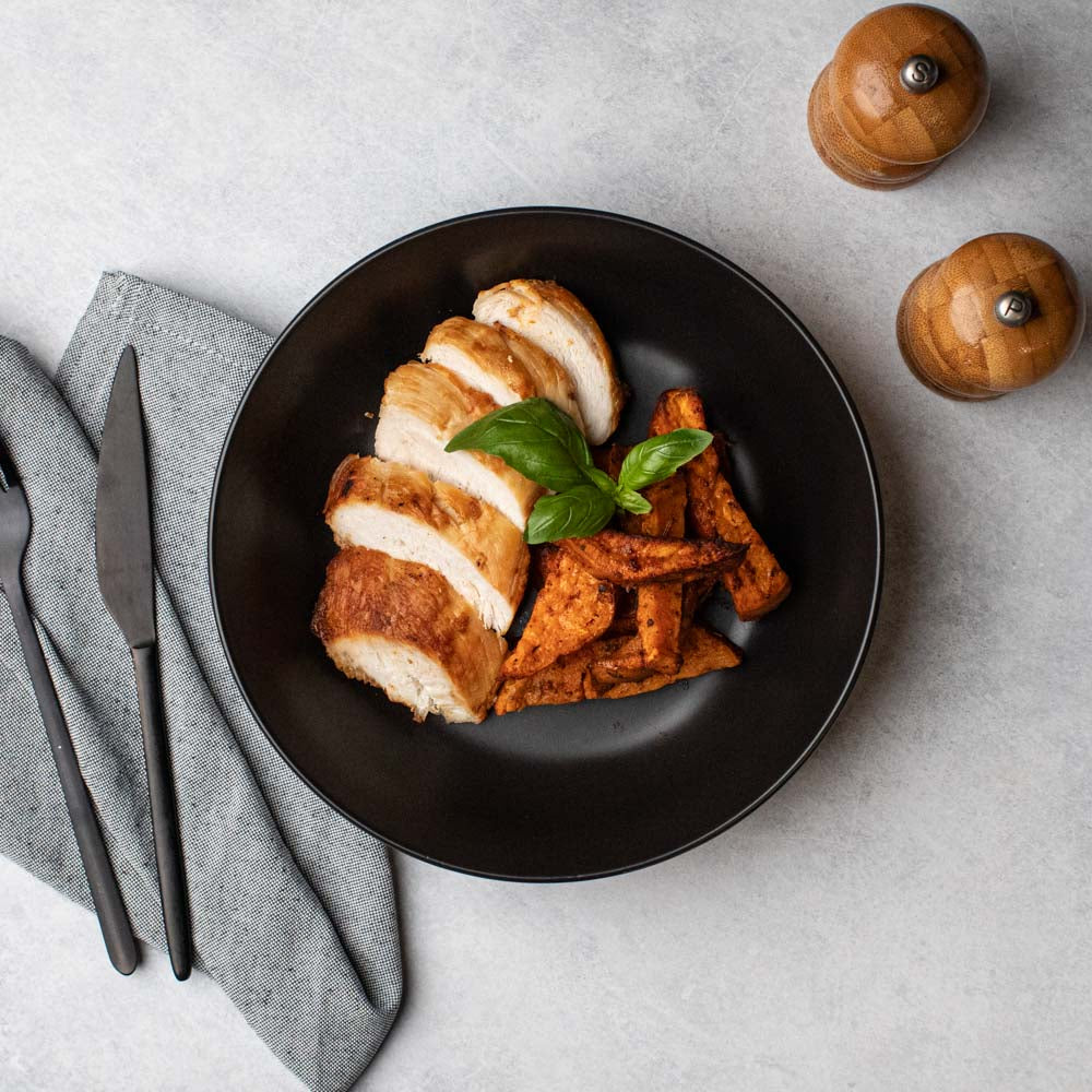Grilled Chicken w/ Sweet Potato Fries