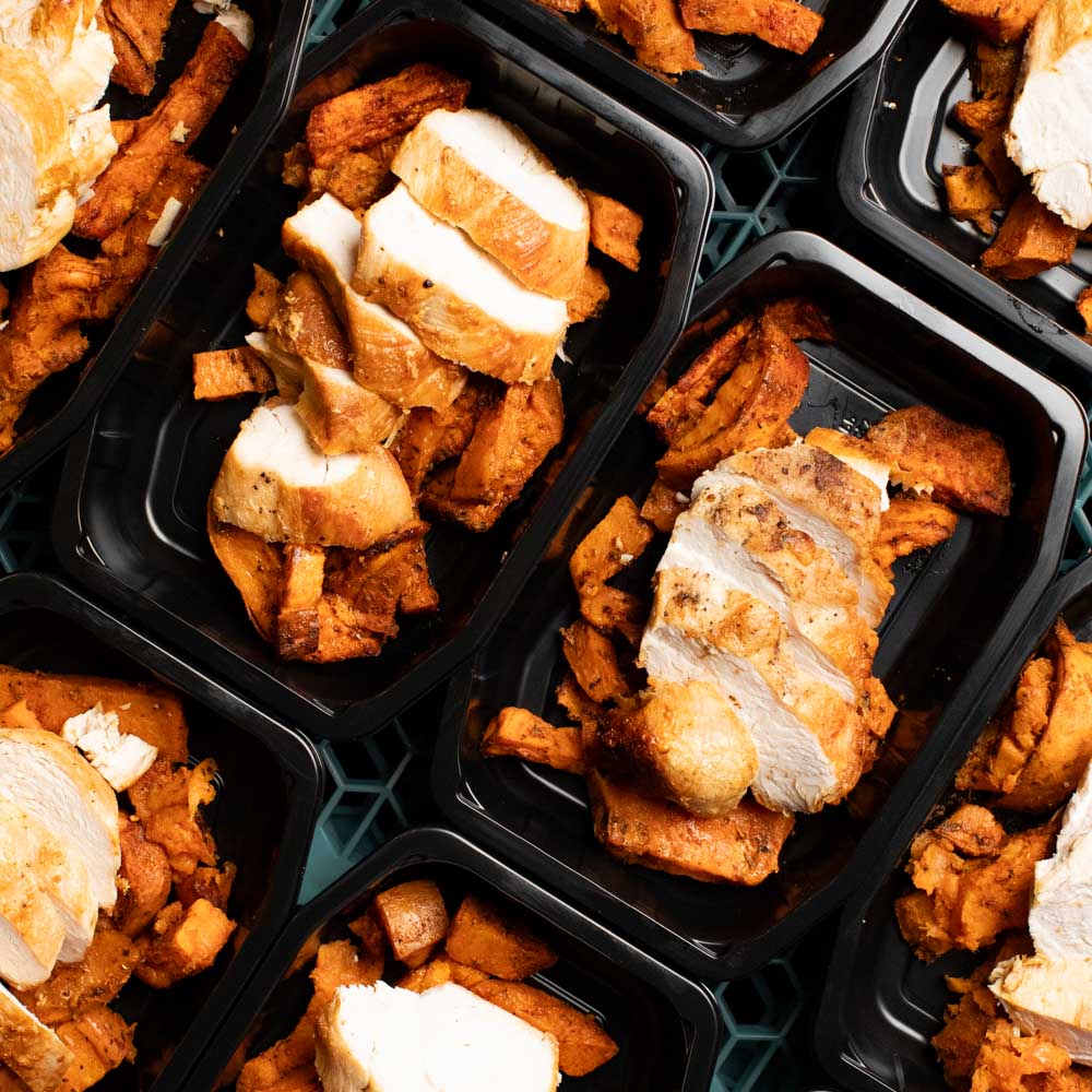 Grilled Chicken w/ Sweet Potato Fries