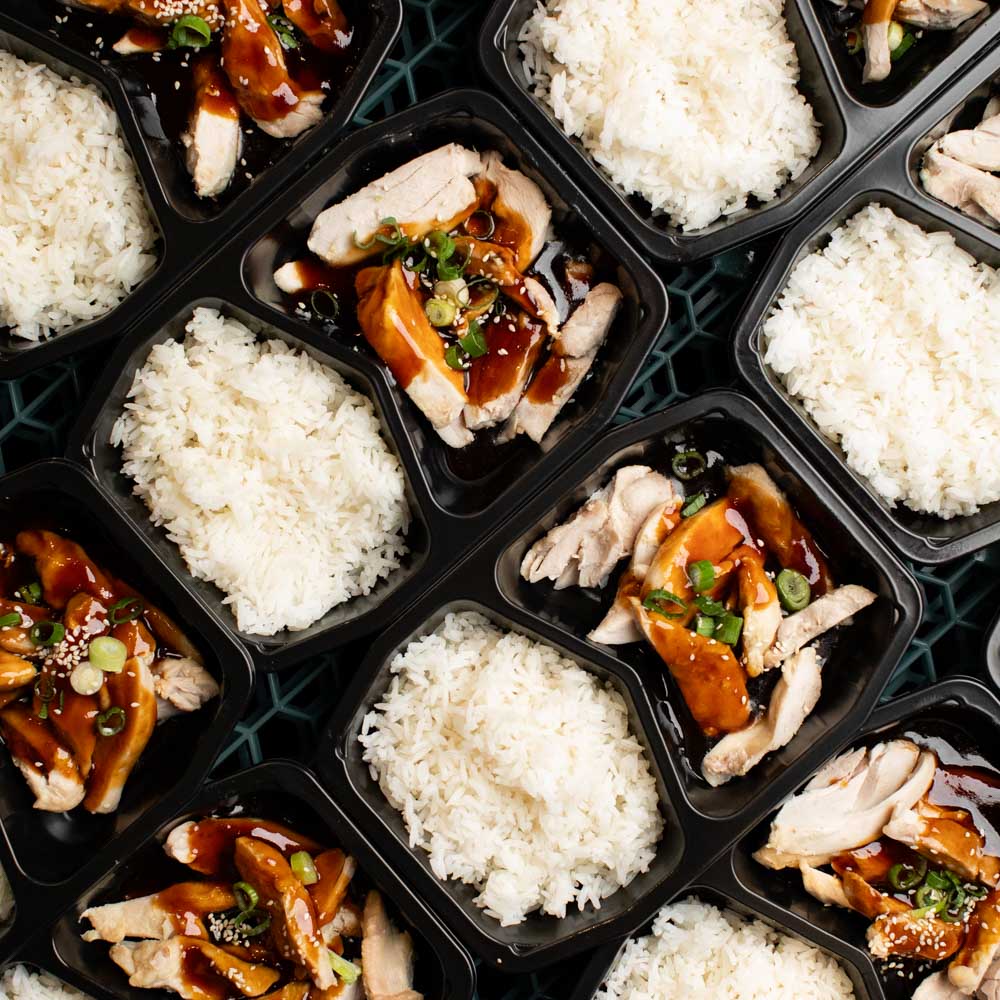 Honey Soy Garlic Chicken w/ Jasmine Rice