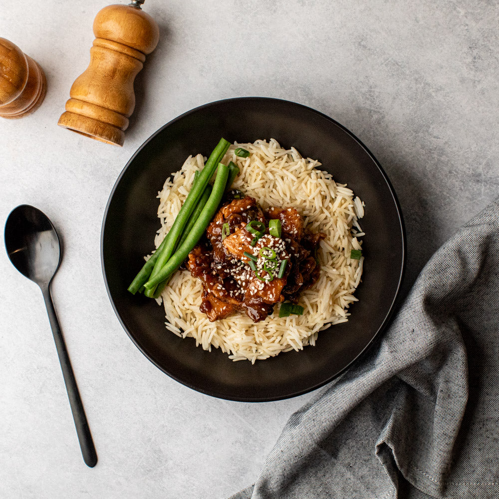 Mongolian Chicken w/ Basmati Rice