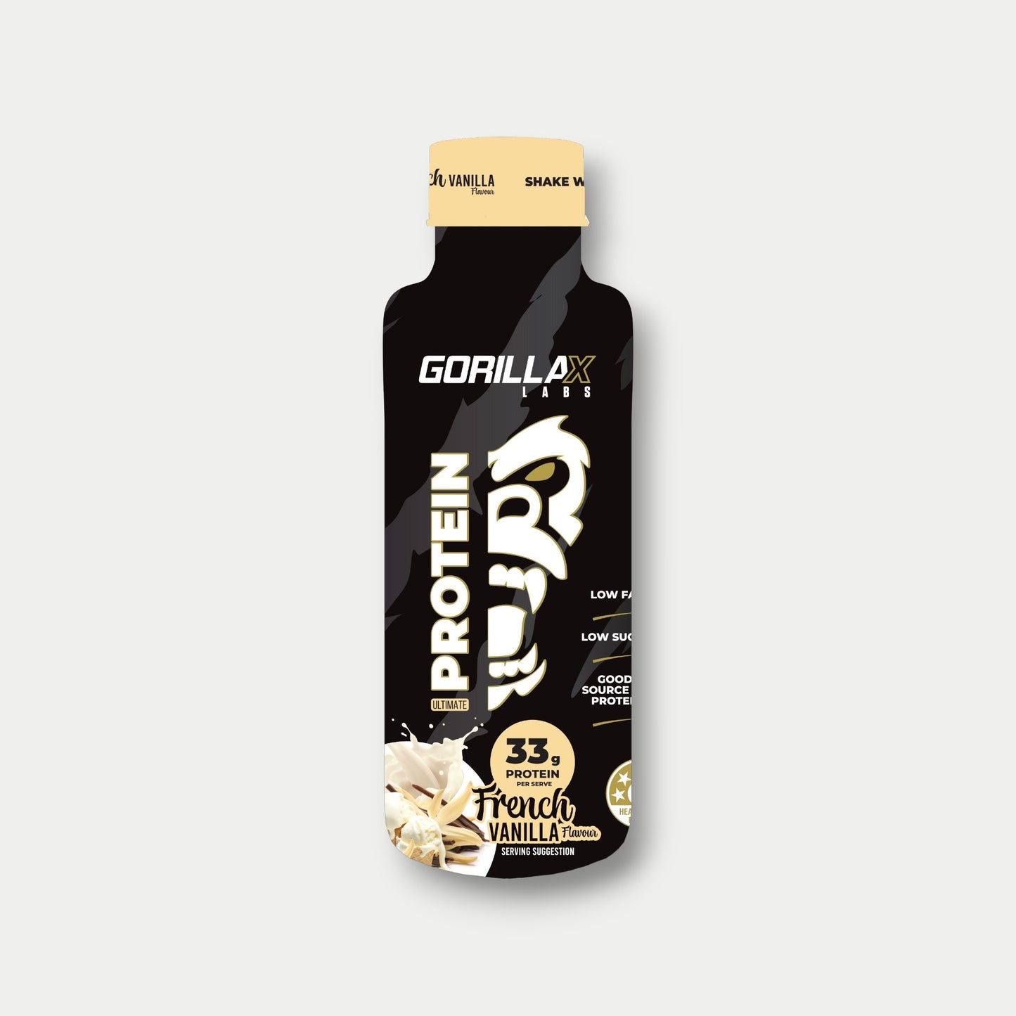 GorillaX Protein Shake French Vanilla