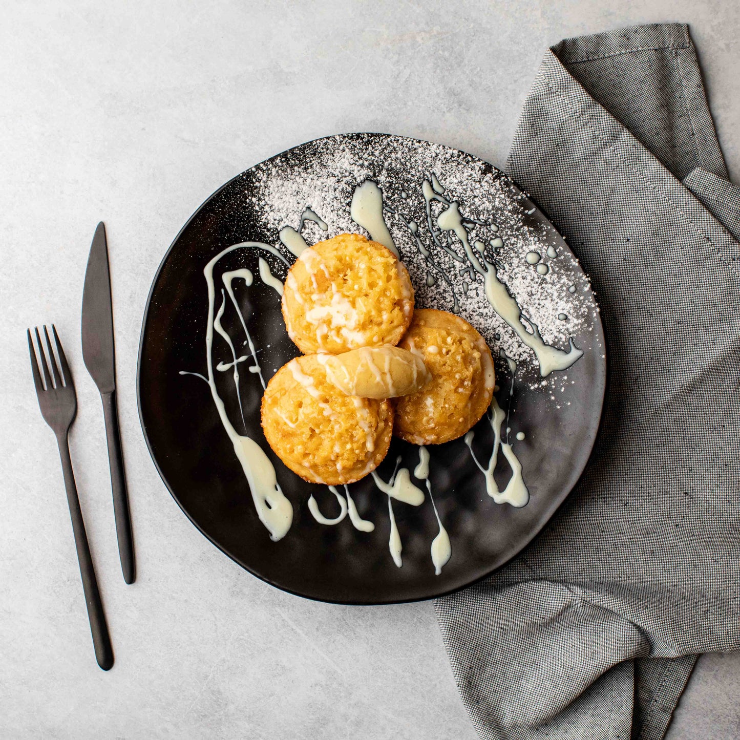 White Choc Protein Pancakes w/ Maple Butter